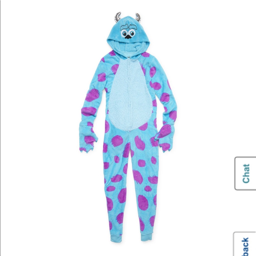 Disney sully onesie pajama
